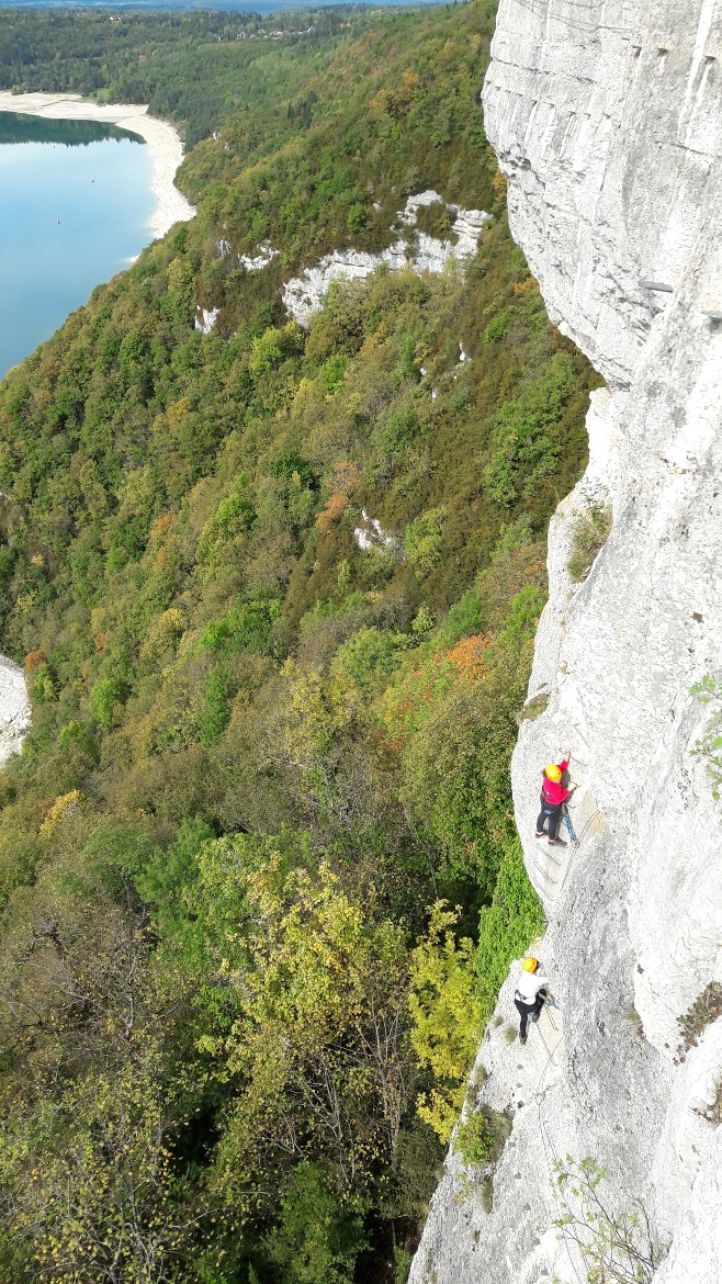 initiation via ferrata jura