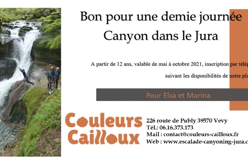 Bon Cadeau Canyon Jura