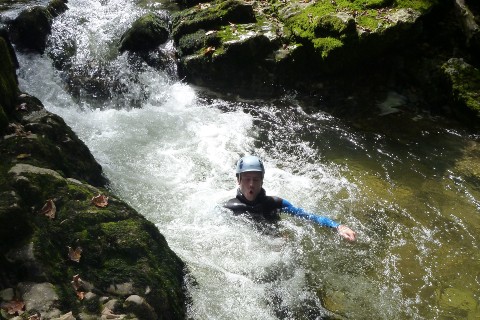 Canyoning découverte Jura