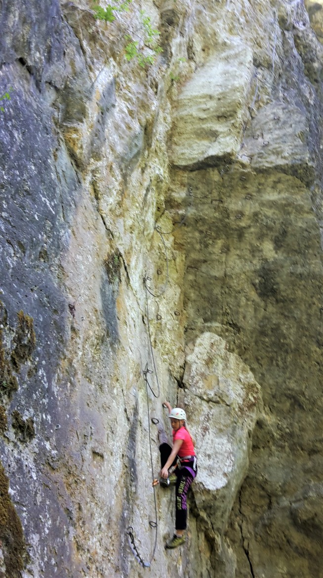 Via ferrata athlétique doubs