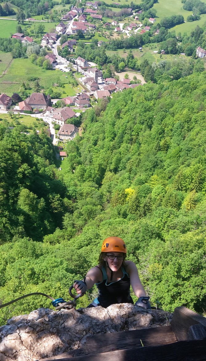 via ferrata nans sous sainte anne